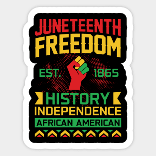 FREEDOM EST 1865 Sticker